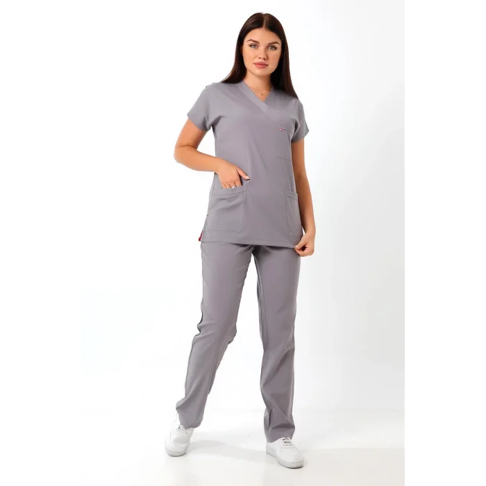 Bflex Unisex Likralı Yarasa Kol Tek Üst - 6406 Gri