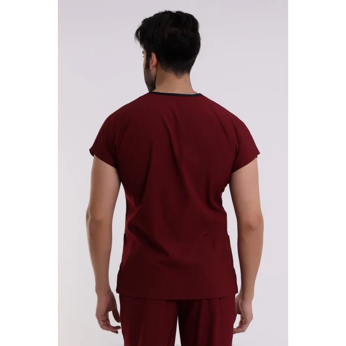 Bflex Unisex Likralı Yarasa Kol Tek Üst - 6407 Bordo