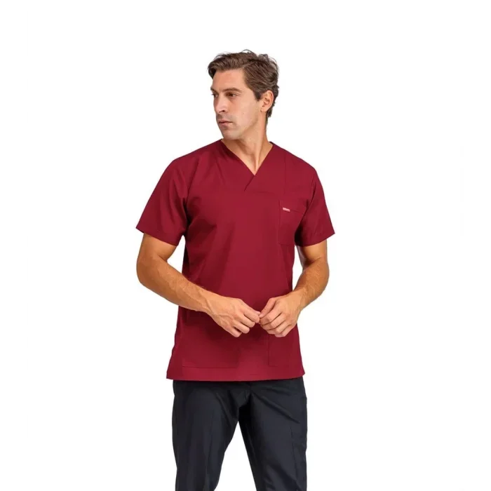 Bflex Unisex Likralı Yarasa Kol Tek Üst - 6407 Bordo Soft