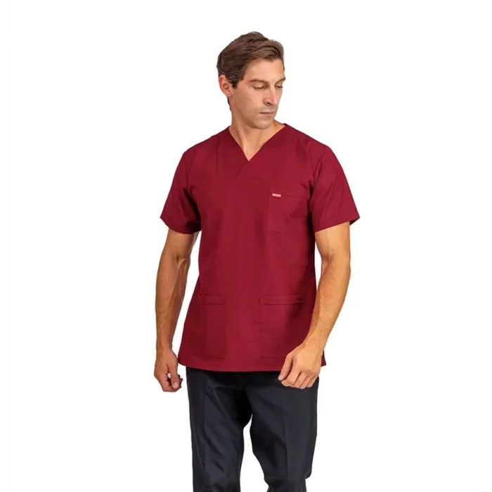 Bflex Unisex Likralı Yarasa Kol Tek Üst - 6407 Bordo Soft