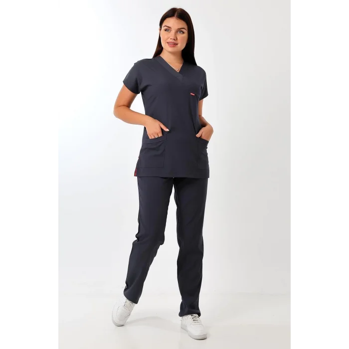 Bflex Unisex Likralı Yarasa Kol Tek Üst - 6417 Füme