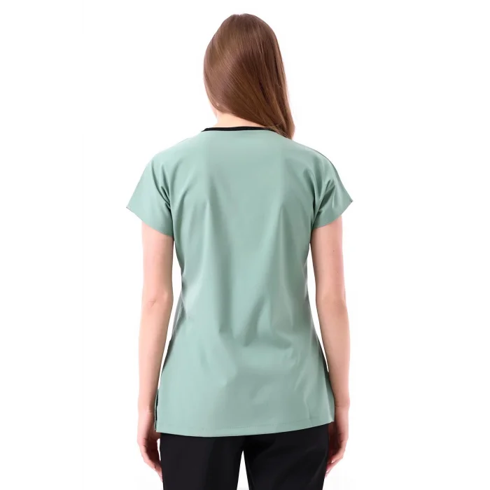 Bflex Unisex Likralı Yarasa Kol Tek Üst - 6428 Çağla Yeşili