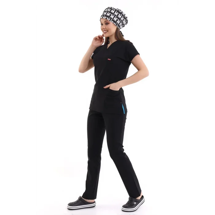 Bflex Yarasa Kol Forma Takım - 4805 Siyah