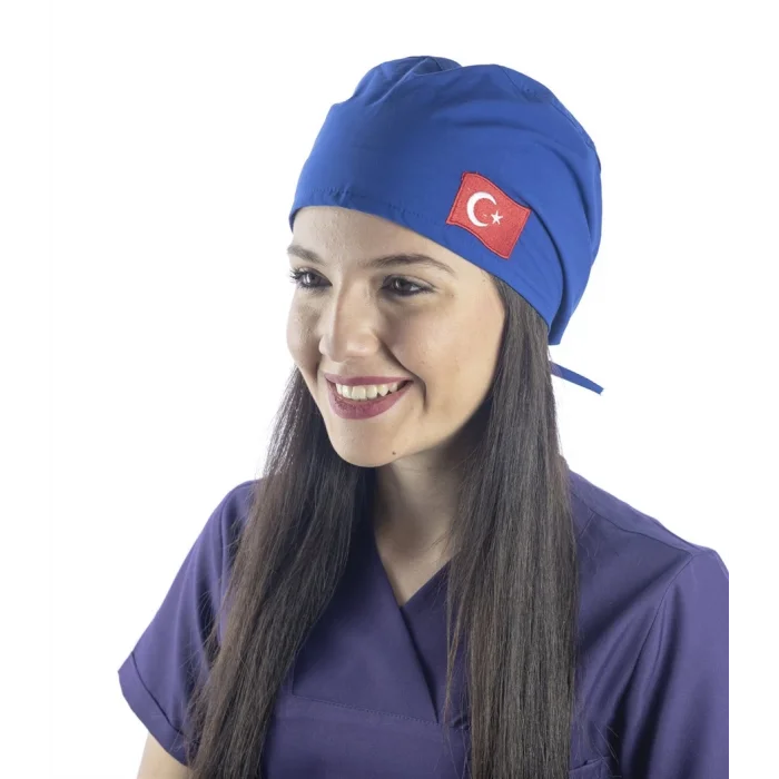 Bone Bayrak İşlemeli - 130 Koyu Saks