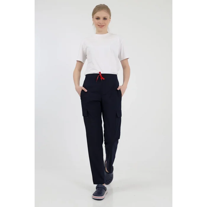 Comfort Düz Pantolon Unisex - Lacivert