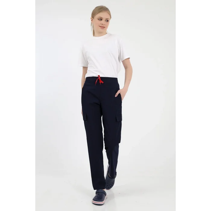 Comfort Düz Pantolon Unisex - Lacivert