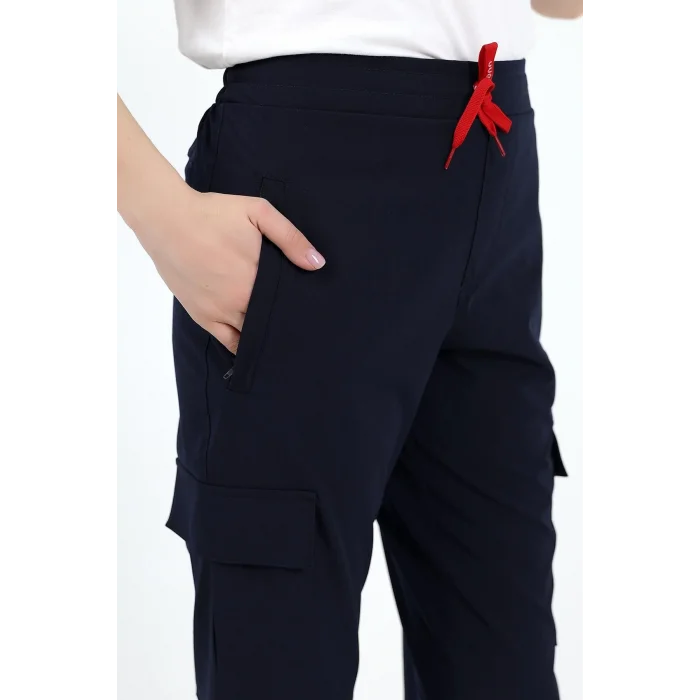 Comfort Düz Pantolon Unisex - Lacivert