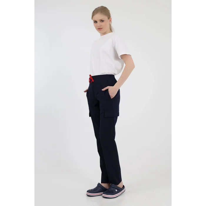 Comfort Düz Pantolon Unisex - Lacivert