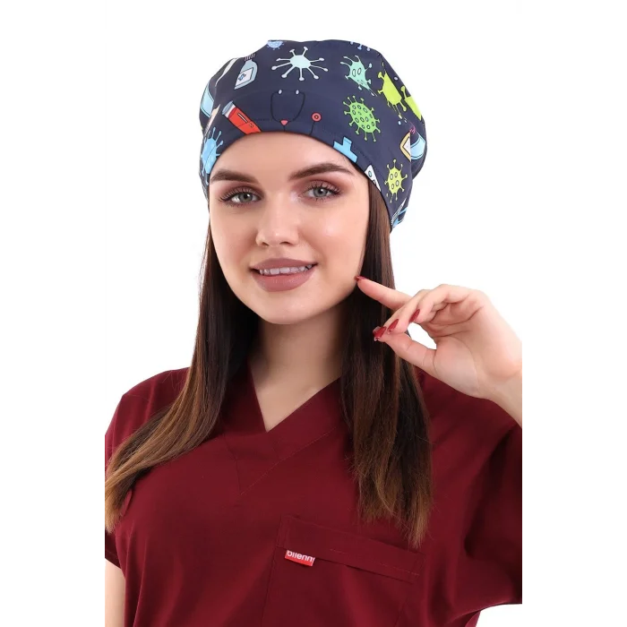 Dijital Desenli Bone - 6528 Sağlık Semboller