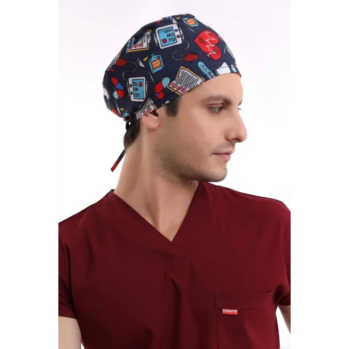 Dijital Desenli Bone - 6529 Füme Kalp Ritim