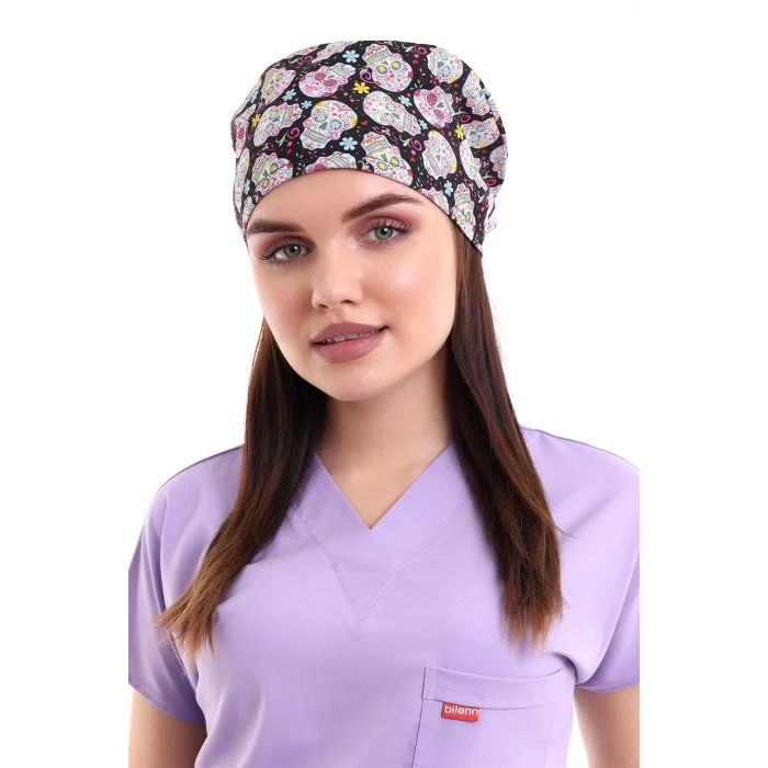 Dijital Desenli Bone - 6532 Kuru Kafa