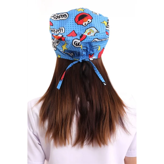 Dijital Unisex Desenli Bone - 6504 Kurabiye Canavarı