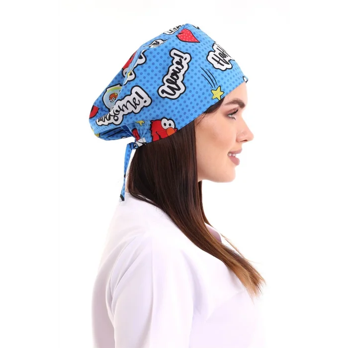 Dijital Unisex Desenli Bone - 6504 Kurabiye Canavarı