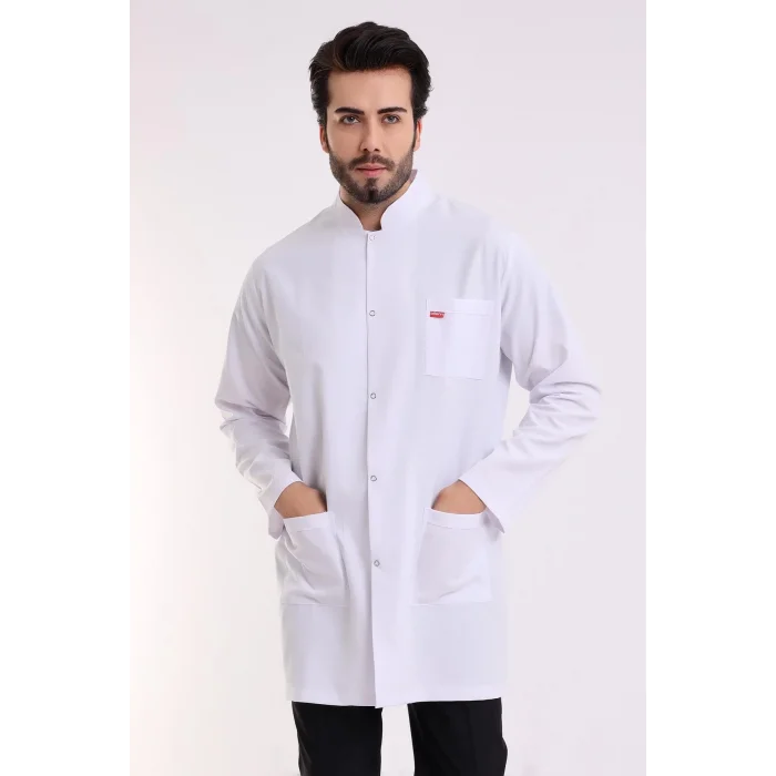 Doktor Öğretmen Erkek Önlük Ara Boy Hakim Yaka