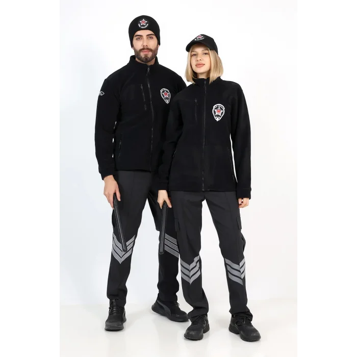 Güvenlik Polar Mont - Siyah