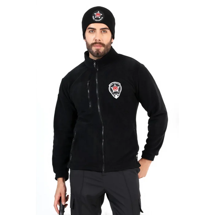 Güvenlik Polar Mont - Siyah