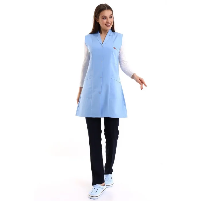 Kadın Kolsuz Önlük - 31 Açık Mavi