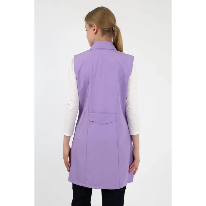 Kadın Kolsuz Önlük - Lila