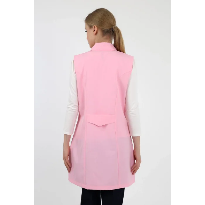 Kadın Kolsuz Önlük - Pembe
