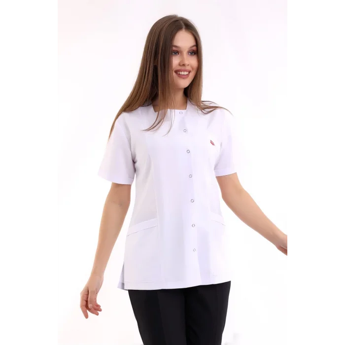 Kare Yaka Kadın Tek Üst - 171 Beyaz