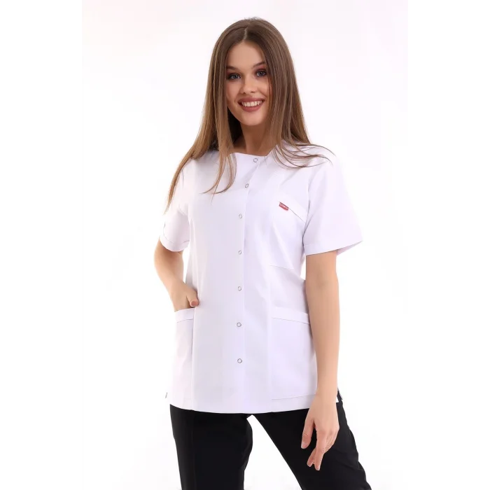 Kare Yaka Kadın Tek Üst - 171 Beyaz