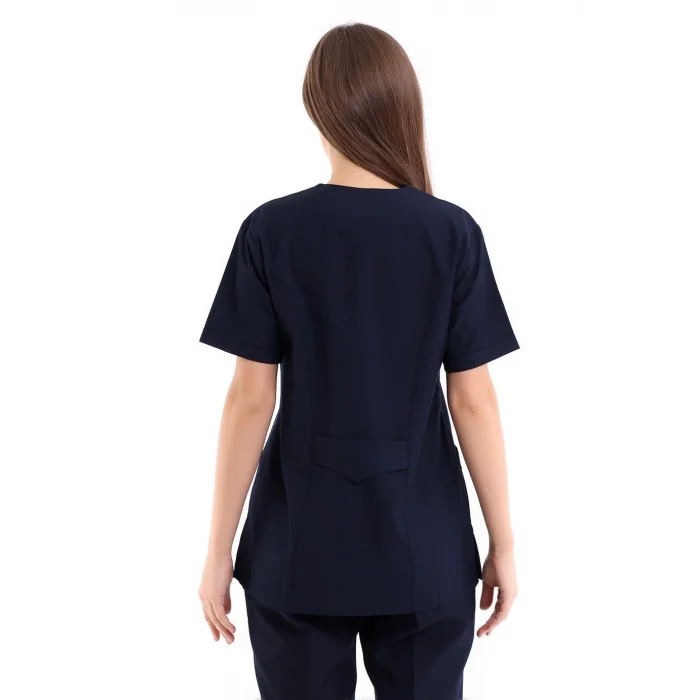 Kare Yaka Kadın Tek Üst - 47 Lacivert