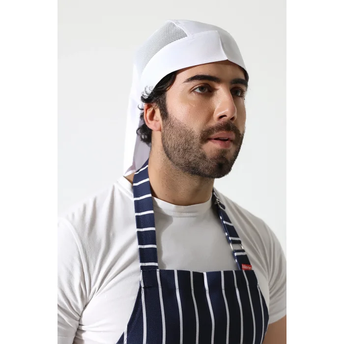 Kuyruklu Bone - Beyaz-File