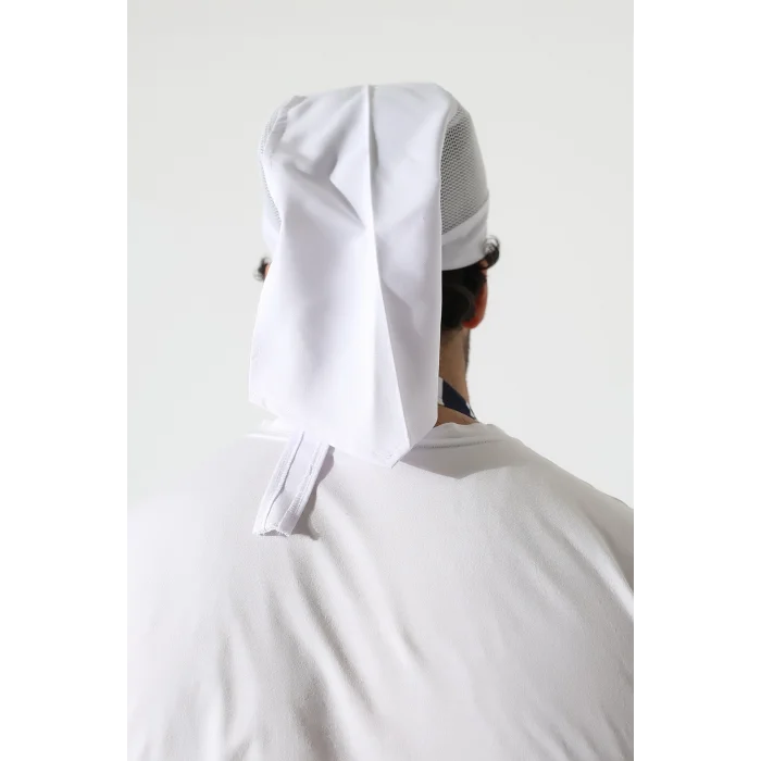 Kuyruklu Bone - Beyaz-File