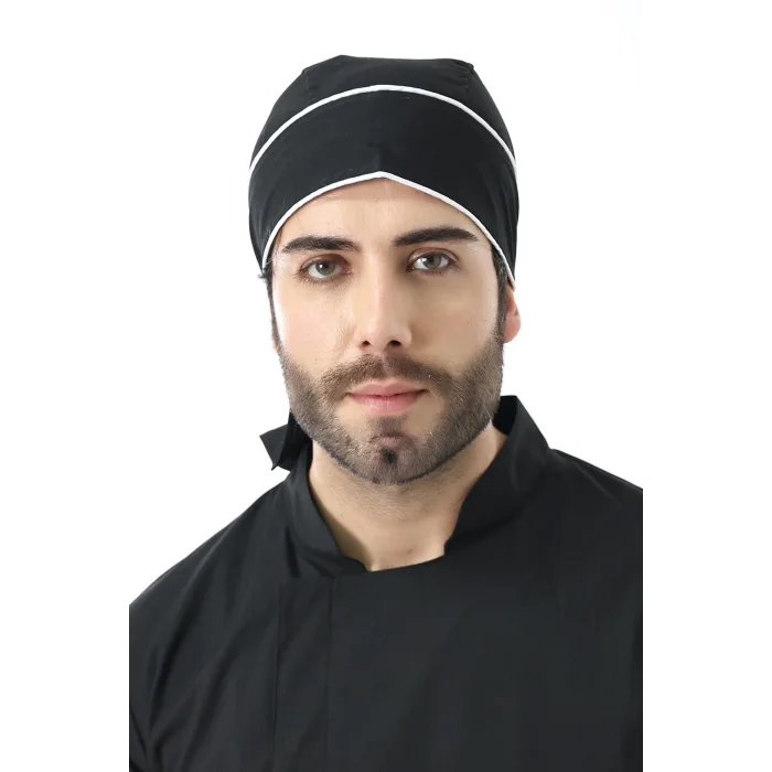 Kuyruklu Bone - Siyah-Beyaz