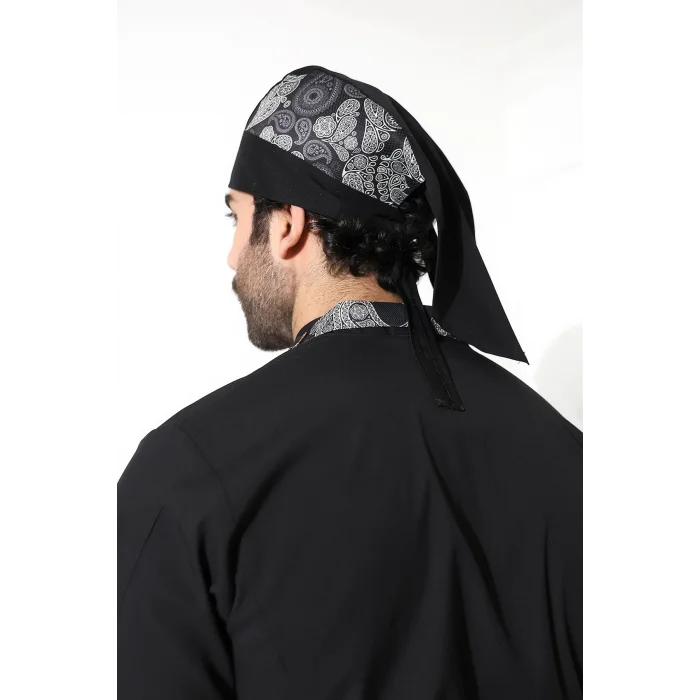 Kuyruklu Bone Siyah Kuru Kafa