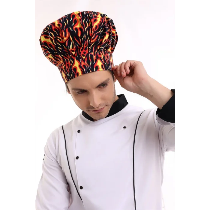 Mantar Kep - 3107 Alev Desenli