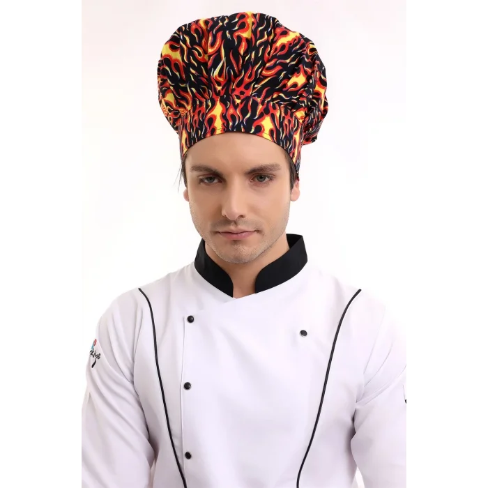 Mantar Kep - 3107 Alev Desenli