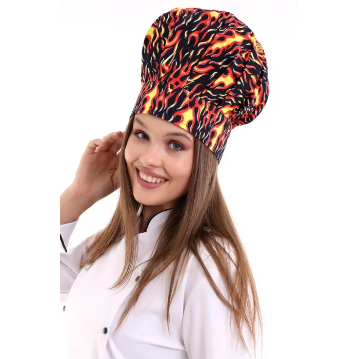 Mantar Kep - 3107 Alev Desenli