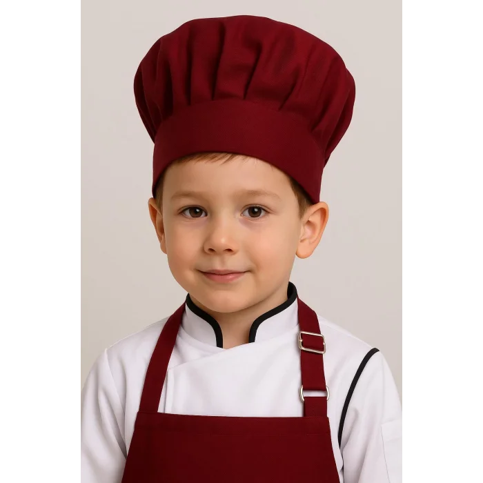 Mantar Kep Çocuk - Bordo