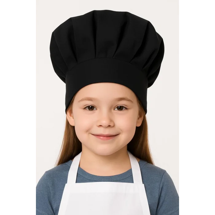 Mantar Kep Çocuk - Siyah