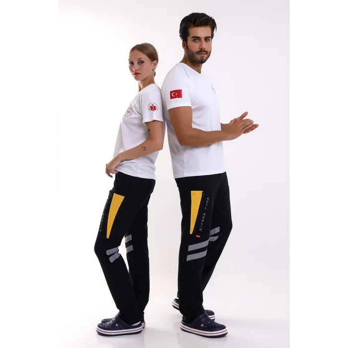 Paramedik Dry Touch Unisex Kısa Kol Tshirt - Beyaz