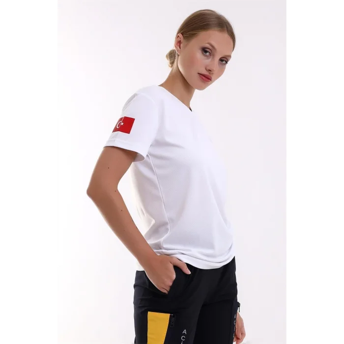 Paramedik Dry Touch Unisex Kısa Kol Tshirt - Beyaz