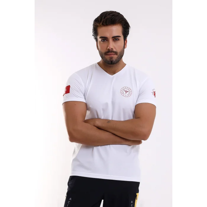 Paramedik Dry Touch Unisex Kısa Kol Tshirt - Beyaz