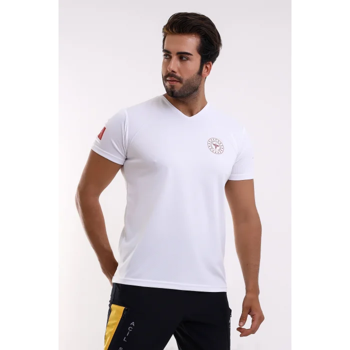 Paramedik Dry Touch Unisex Kısa Kol Tshirt - Beyaz