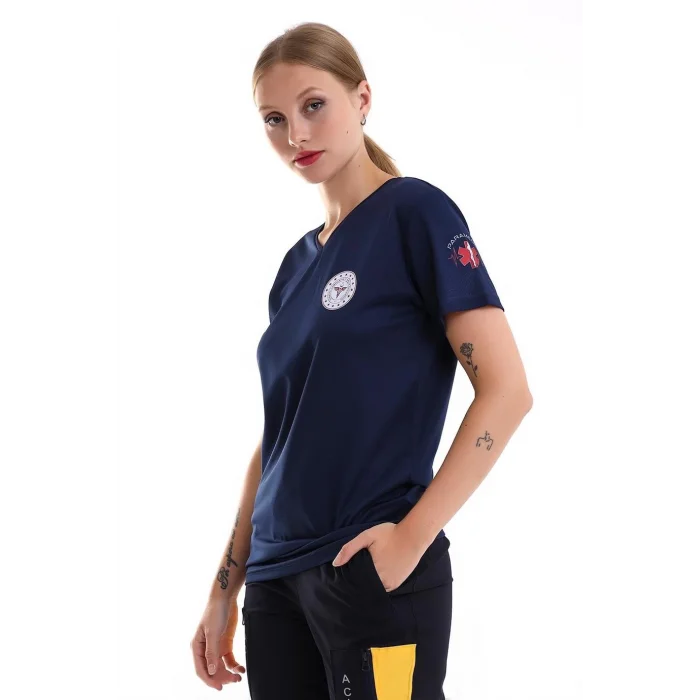 Paramedik Dry Touch Unisex Kısa Kol Tshirt - Lacivert