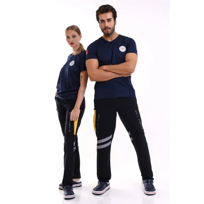 Paramedik Dry Touch Unisex Kısa Kol Tshirt - Lacivert