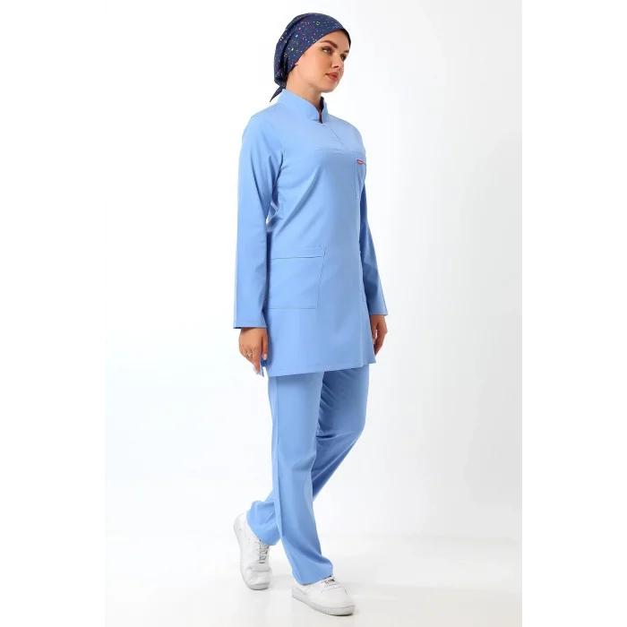 SOFT LİKRALI TESETTÜR FORMA TAKIM İKİ ÇITÇIT ALASKAN BLUE