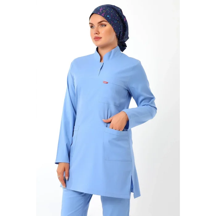 SOFT LİKRALI TESETTÜR FORMA TAKIM İKİ ÇITÇIT ALASKAN BLUE