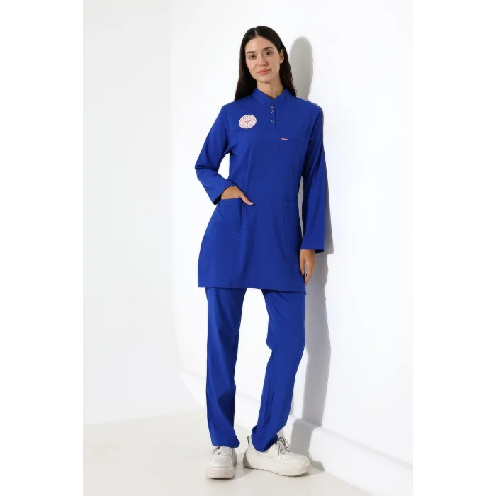 SOFT LİKRALI TESETTÜR FORMA TAKIM İKİ ÇITÇIT DAZZLING BLUE