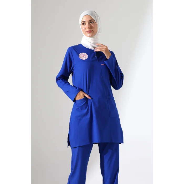 SOFT LİKRALI TESETTÜR FORMA TAKIM İKİ ÇITÇIT DAZZLING BLUE