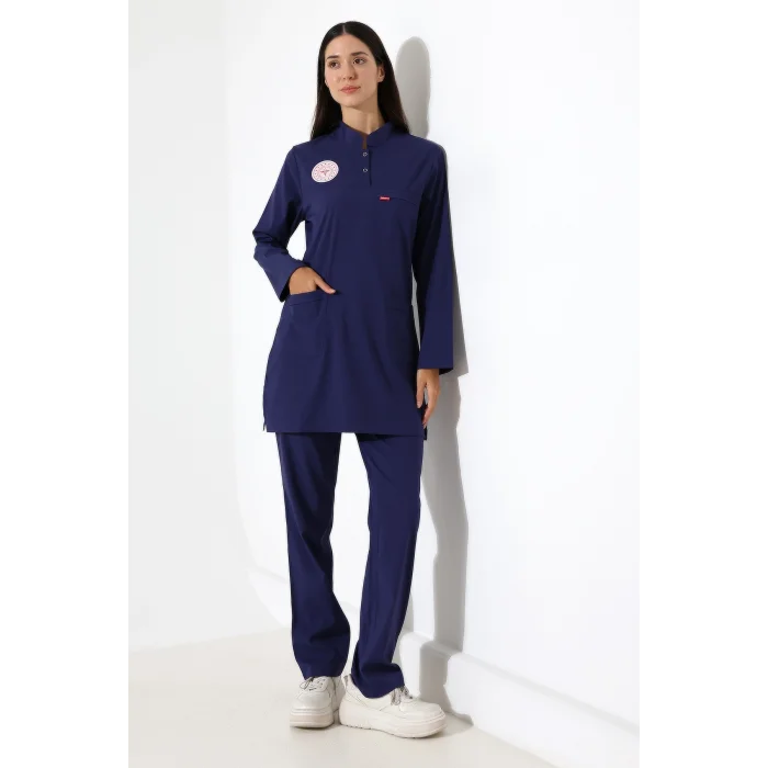 SOFT LİKRALI TESETTÜR FORMA TAKIM İKİ ÇITÇIT PATROIT BLUE