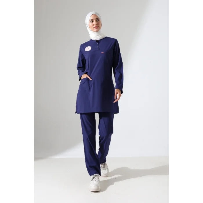 SOFT LİKRALI TESETTÜR FORMA TAKIM İKİ ÇITÇIT PATROIT BLUE