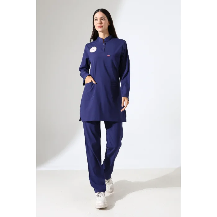 SOFT LİKRALI TESETTÜR FORMA TAKIM İKİ ÇITÇIT PATROIT BLUE