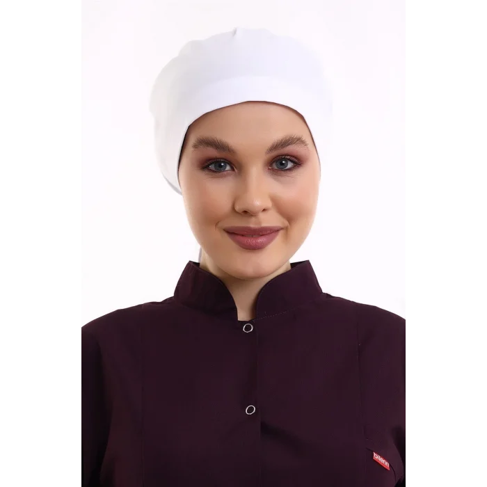 Tesettür Bone - 101 Beyaz