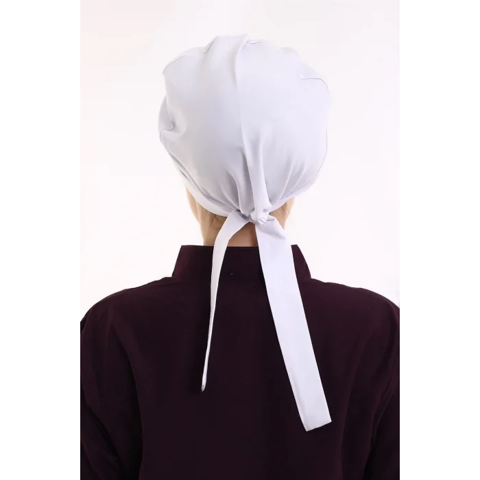 Tesettür Bone - 101 Beyaz